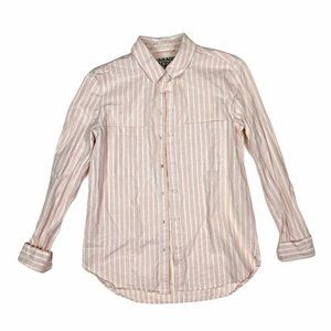 (Up To 50% Off SALE)  Garage Flannel Striped Long Sleeve Top